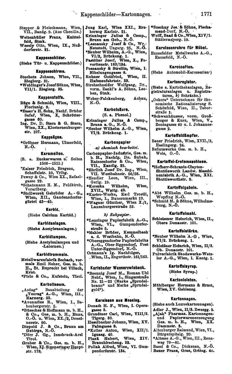 Compass. Industrielles Jahrbuch 1932: Österreich. - Page 1837