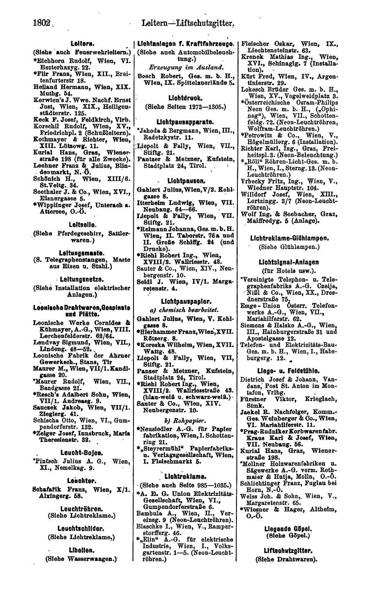 Compass. Industrielles Jahrbuch 1932: Österreich. - Seite 1868