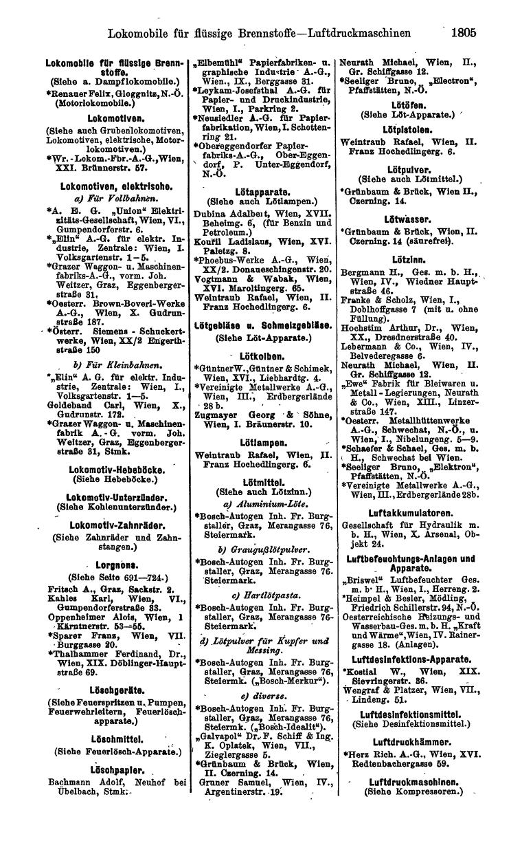 Compass. Industrielles Jahrbuch 1932: Österreich. - Seite 1871