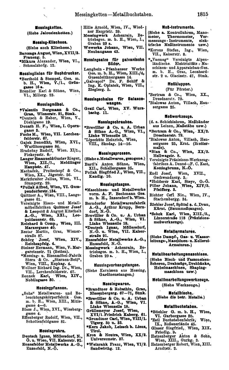 Compass. Industrielles Jahrbuch 1932: Österreich. - Seite 1881