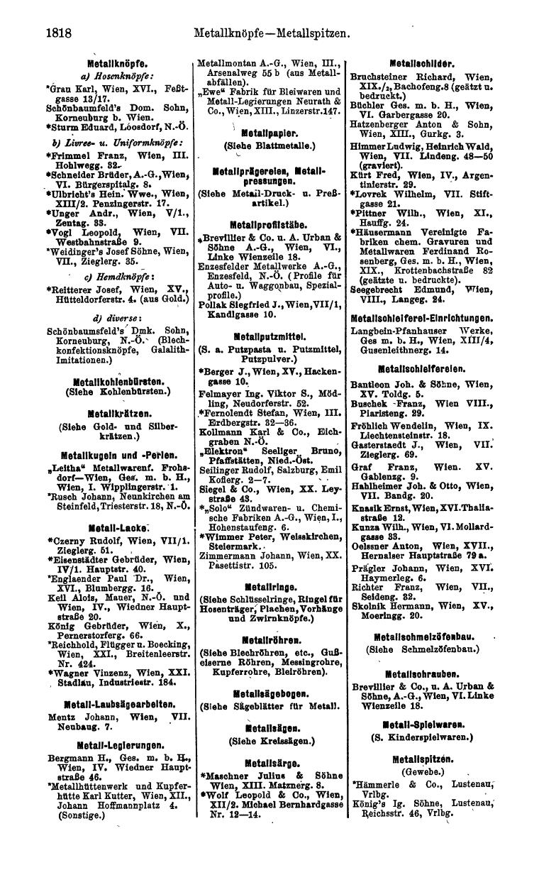 Compass. Industrielles Jahrbuch 1932: Österreich. - Seite 1884