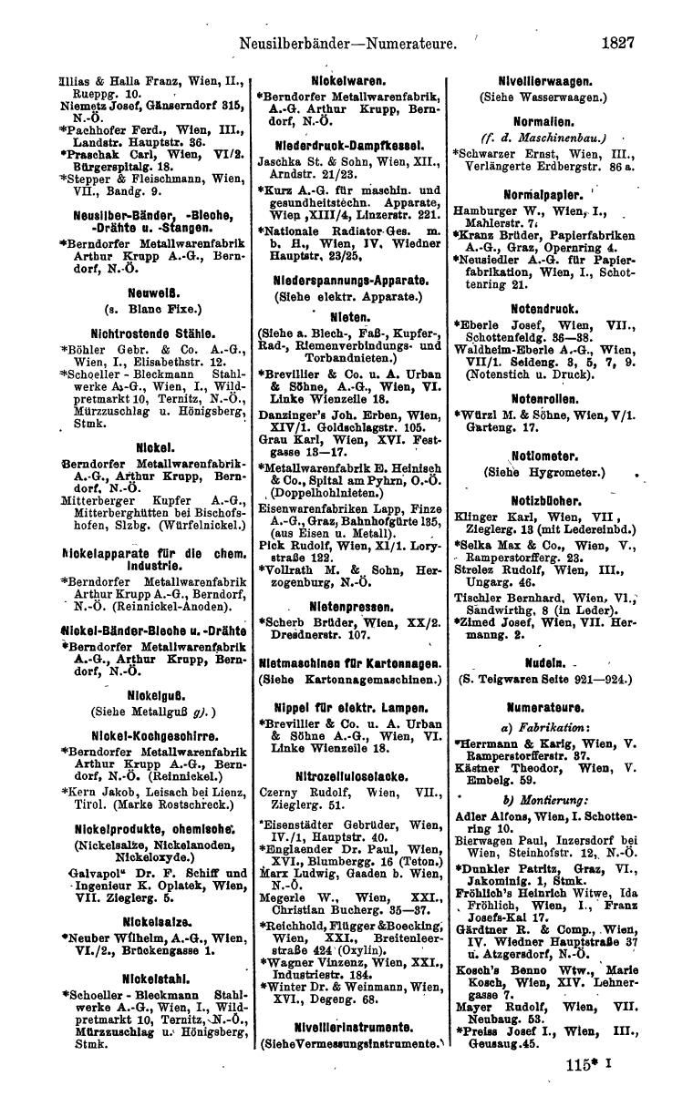 Compass. Industrielles Jahrbuch 1932: Österreich. - Seite 1893