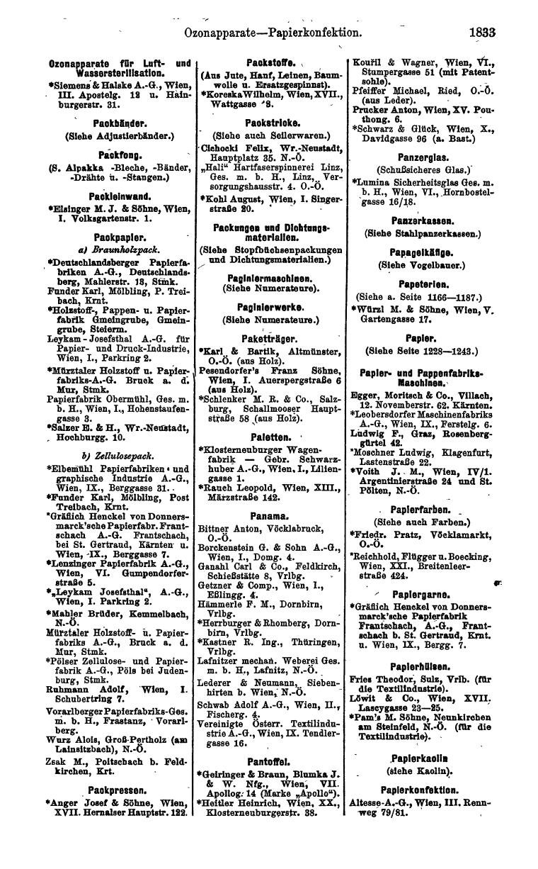 Compass. Industrielles Jahrbuch 1932: Österreich. - Seite 1899