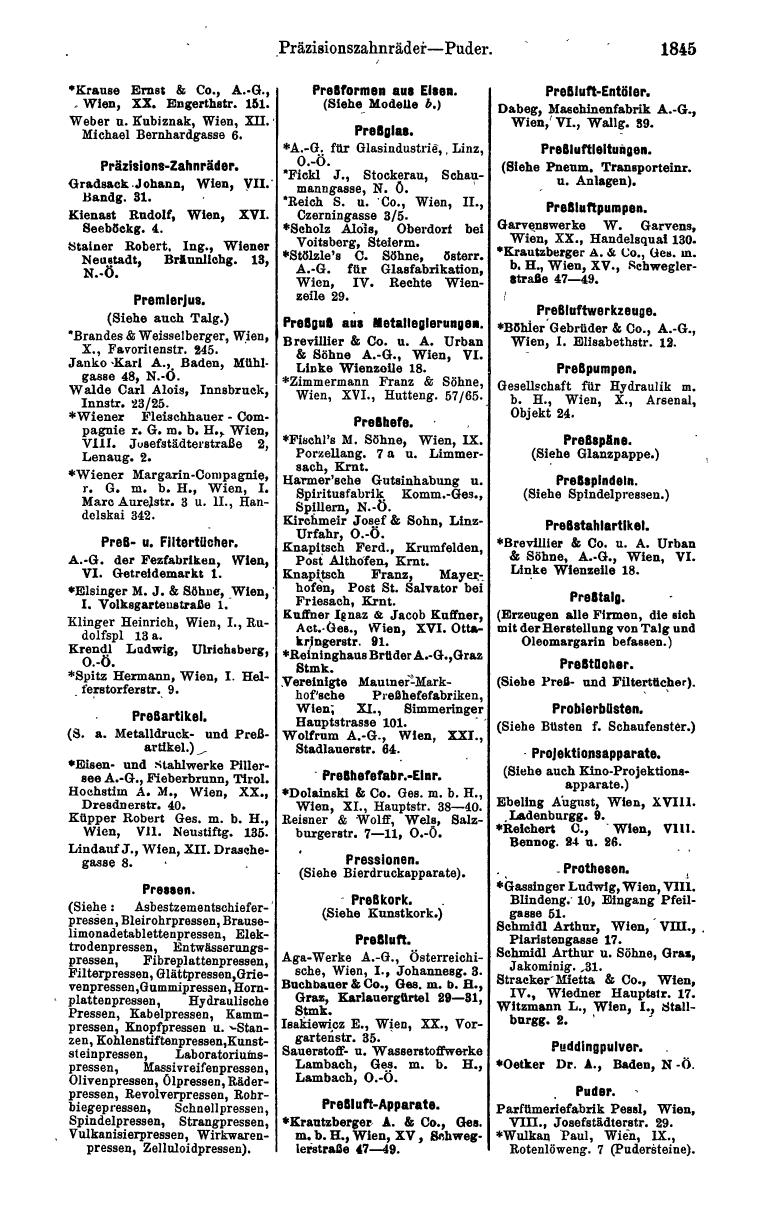 Compass. Industrielles Jahrbuch 1932: Österreich. - Page 1911