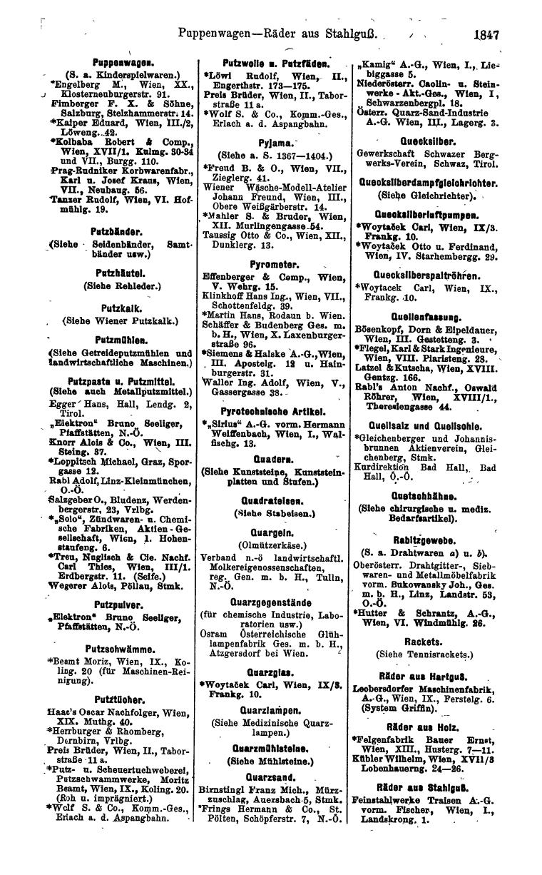 Compass. Industrielles Jahrbuch 1932: Österreich. - Seite 1913