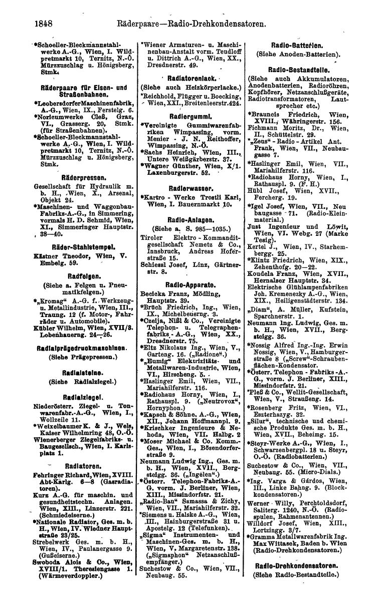 Compass. Industrielles Jahrbuch 1932: Österreich. - Seite 1914