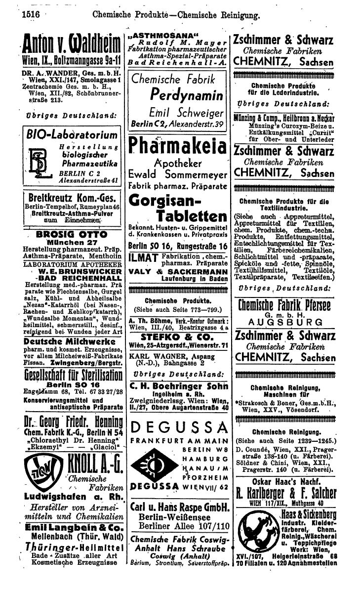 Compass. Kommerzielles Jahrbuch 1943: Ostmark. - Page 1684