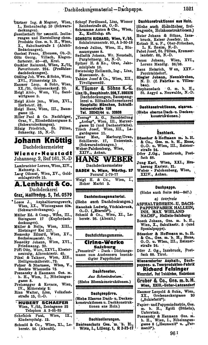 Compass. Kommerzielles Jahrbuch 1943: Ostmark. - Page 1689