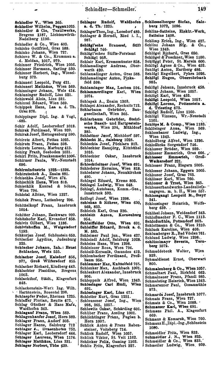Compass. Kommerzielles Jahrbuch 1943: Ostmark. - Page 171