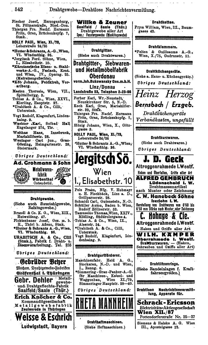 Compass. Kommerzielles Jahrbuch 1943: Ostmark. - Page 1710