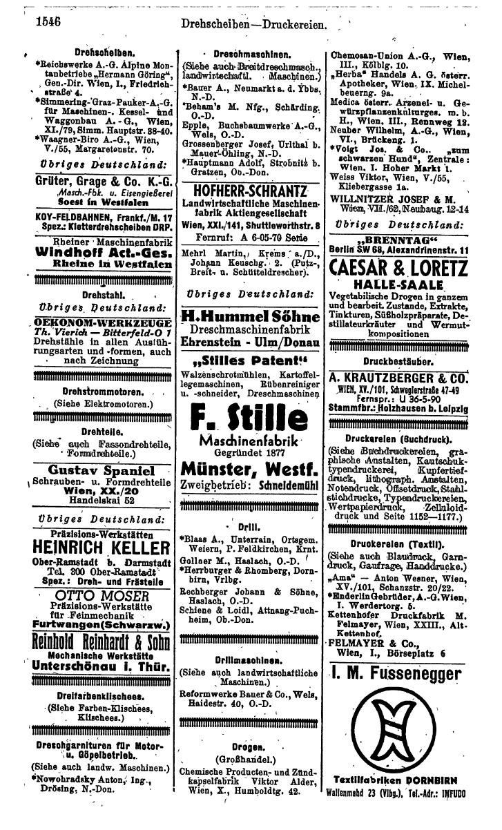 Compass. Kommerzielles Jahrbuch 1943: Ostmark. - Page 1714