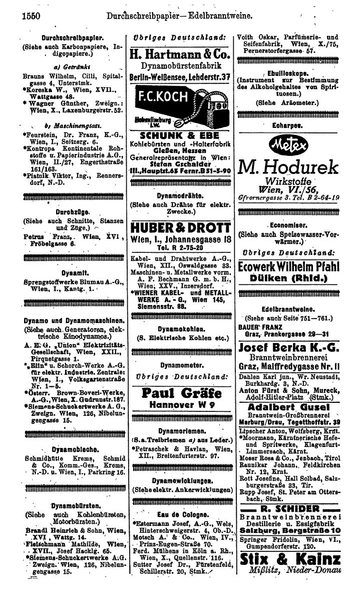 Compass. Kommerzielles Jahrbuch 1943: Ostmark. - Page 1718