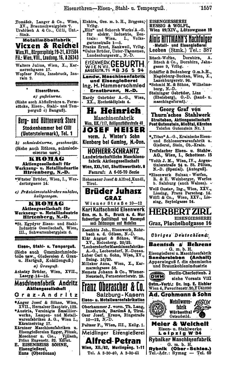Compass. Kommerzielles Jahrbuch 1943: Ostmark. - Page 1725