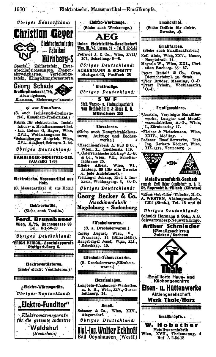 Compass. Kommerzielles Jahrbuch 1943: Ostmark. - Page 1738
