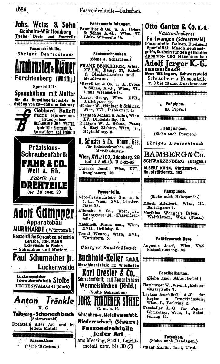 Compass. Kommerzielles Jahrbuch 1943: Ostmark. - Page 1754