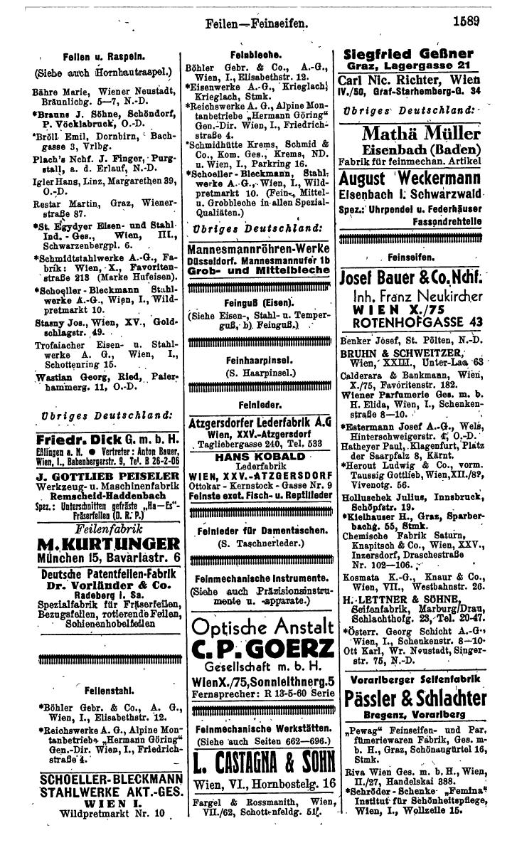Compass. Kommerzielles Jahrbuch 1943: Ostmark. - Page 1757