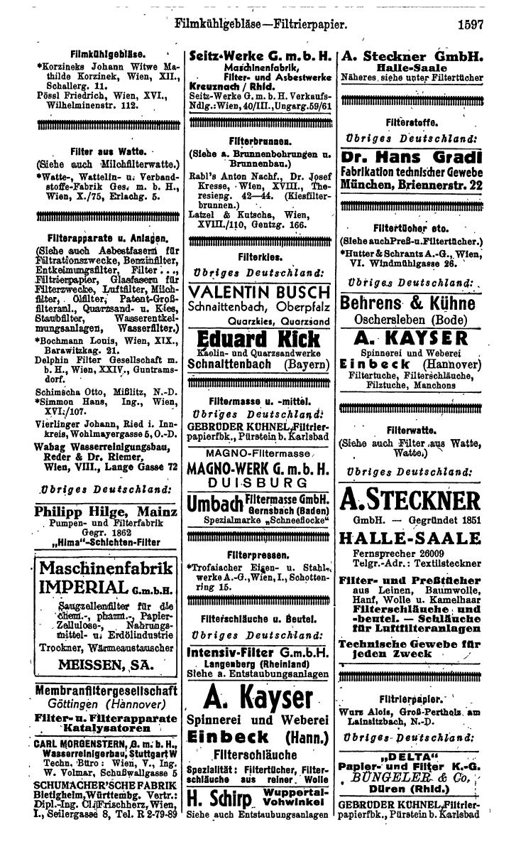 Compass. Kommerzielles Jahrbuch 1943: Ostmark. - Page 1765