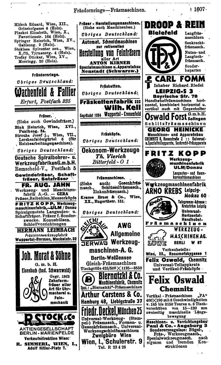 Compass. Kommerzielles Jahrbuch 1943: Ostmark. - Page 1775