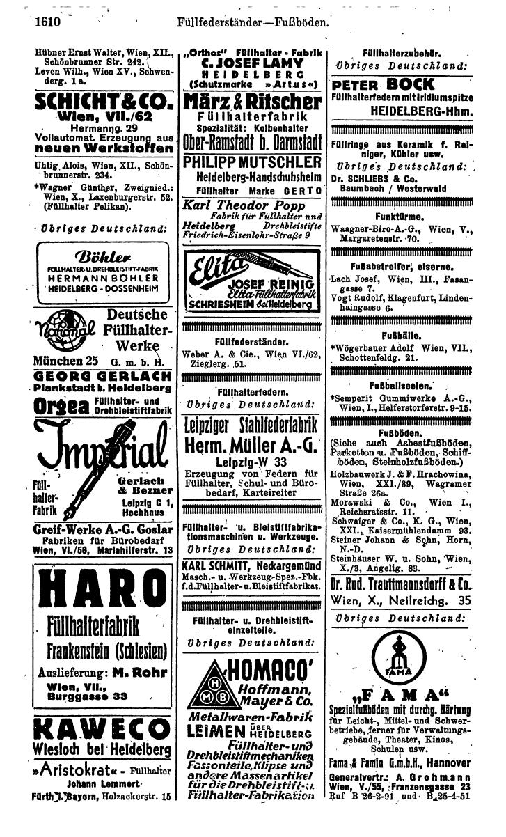 Compass. Kommerzielles Jahrbuch 1943: Ostmark. - Page 1778