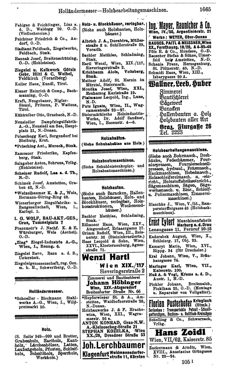 Compass. Kommerzielles Jahrbuch 1943: Ostmark. - Page 1833