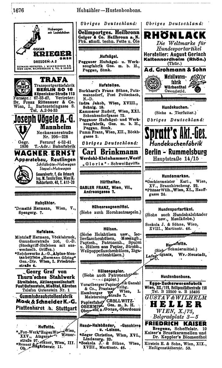 Compass. Kommerzielles Jahrbuch 1943: Ostmark. - Page 1844