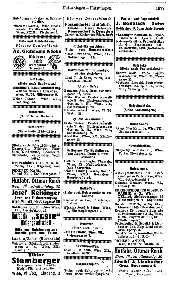 Compass. Kommerzielles Jahrbuch 1943: Ostmark. - Page 1845