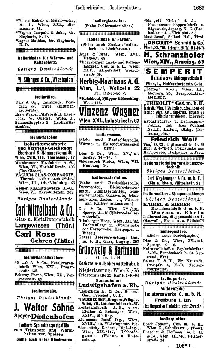 Compass. Kommerzielles Jahrbuch 1943: Ostmark. - Page 1851