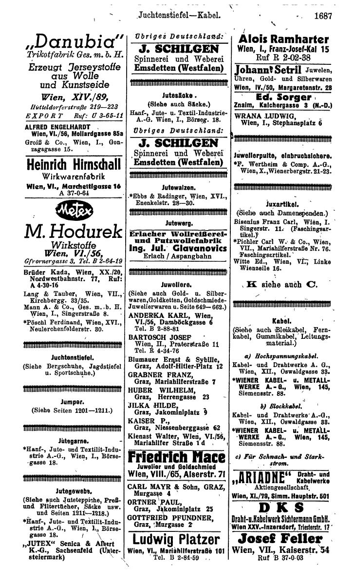 Compass. Kommerzielles Jahrbuch 1943: Ostmark. - Page 1855