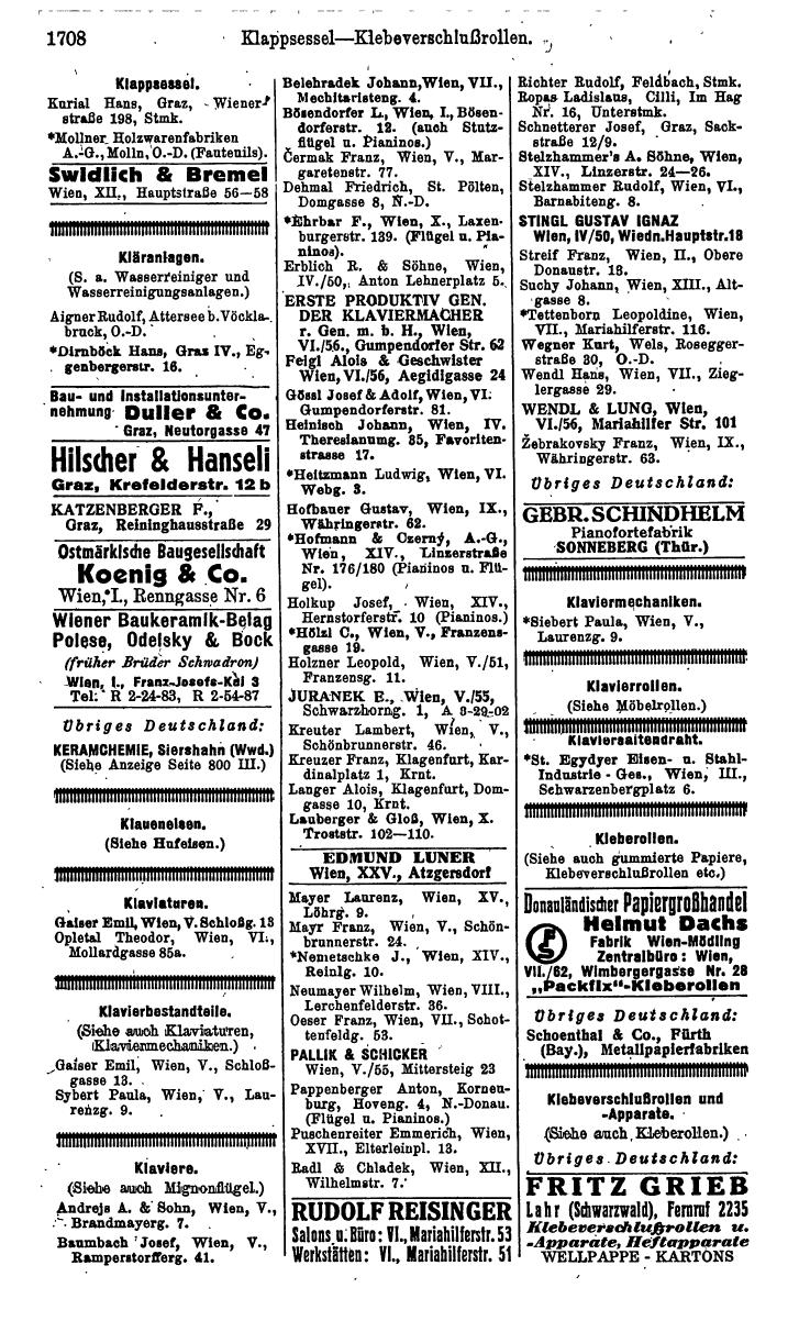 Compass. Kommerzielles Jahrbuch 1943: Ostmark. - Page 1876