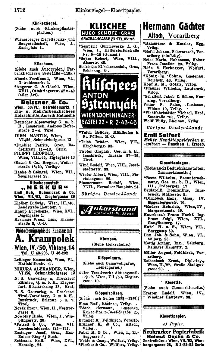 Compass. Kommerzielles Jahrbuch 1943: Ostmark. - Page 1880