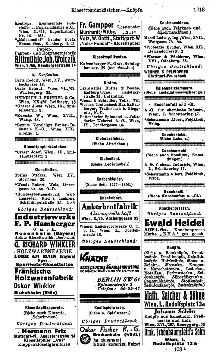 Compass. Kommerzielles Jahrbuch 1943: Ostmark. - Page 1881
