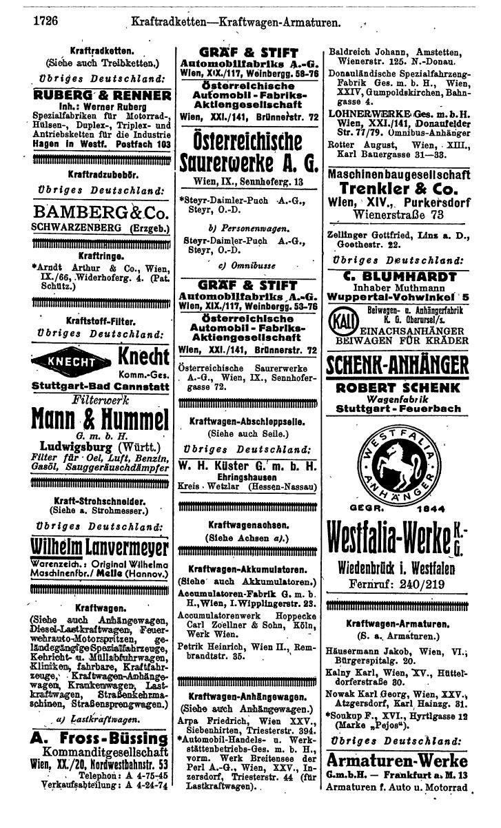 Compass. Kommerzielles Jahrbuch 1943: Ostmark. - Page 1894