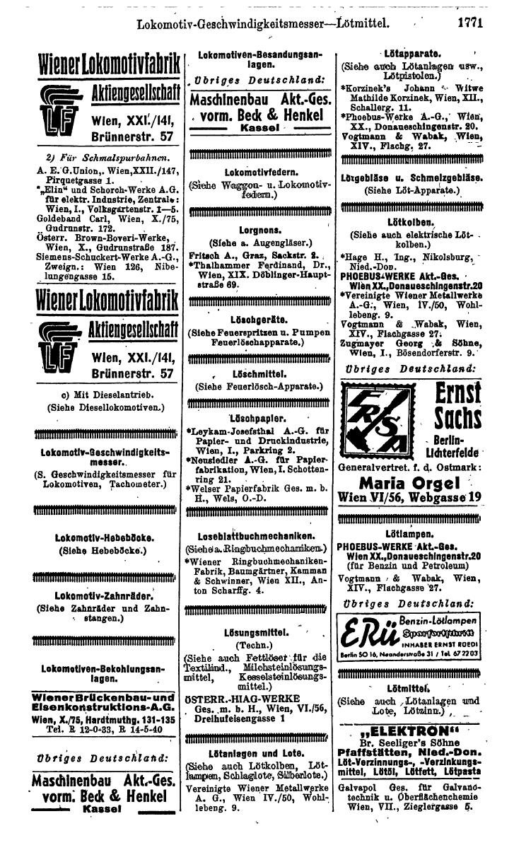 Compass. Kommerzielles Jahrbuch 1943: Ostmark. - Page 1939