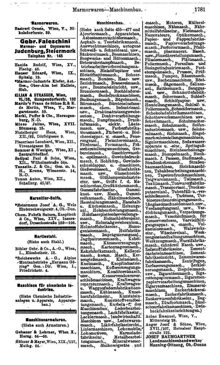 Compass. Kommerzielles Jahrbuch 1943: Ostmark. - Page 1949