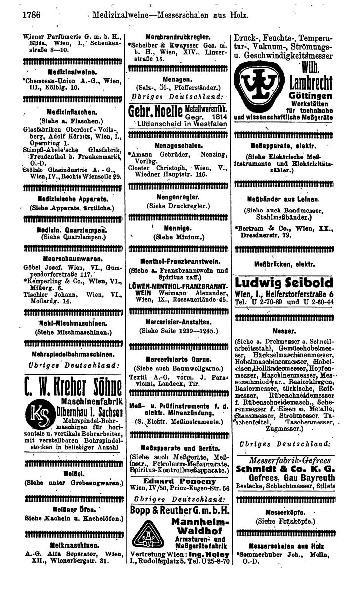 Compass. Kommerzielles Jahrbuch 1943: Ostmark. - Page 1954