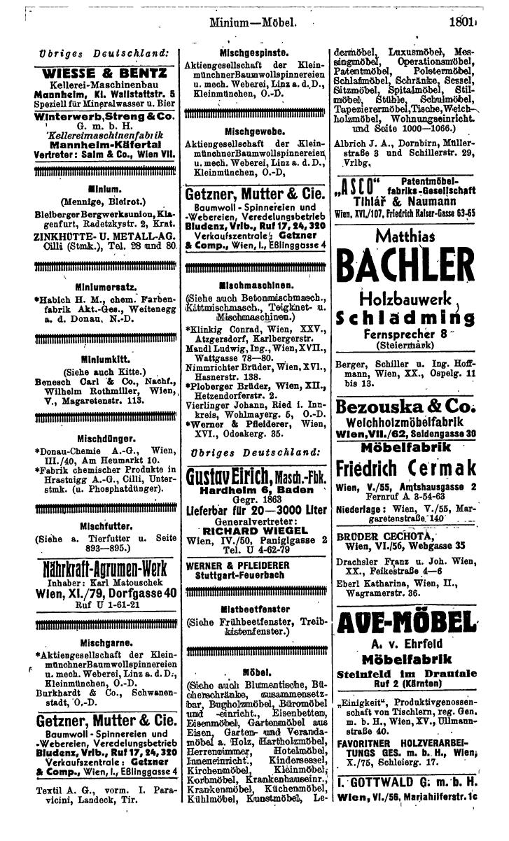 Compass. Kommerzielles Jahrbuch 1943: Ostmark. - Page 1969