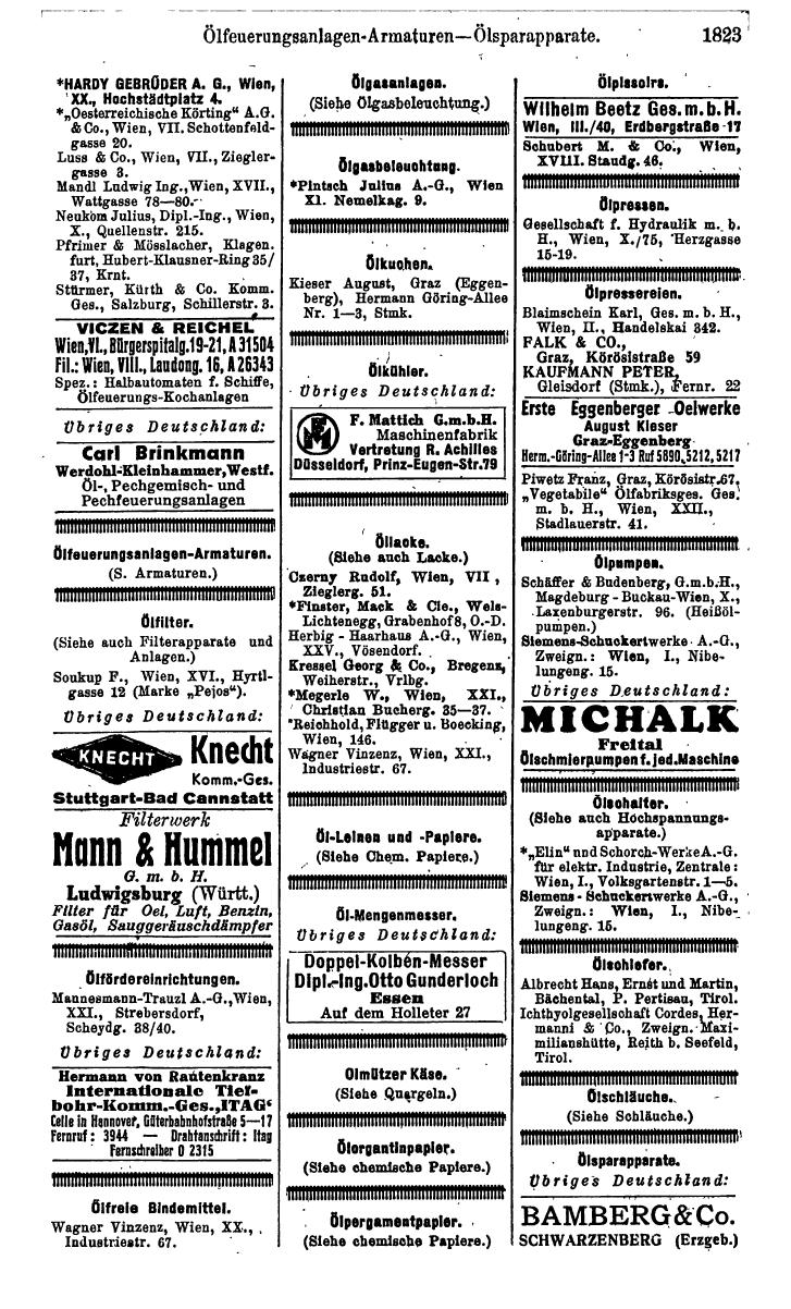 Compass. Kommerzielles Jahrbuch 1943: Ostmark. - Page 1991