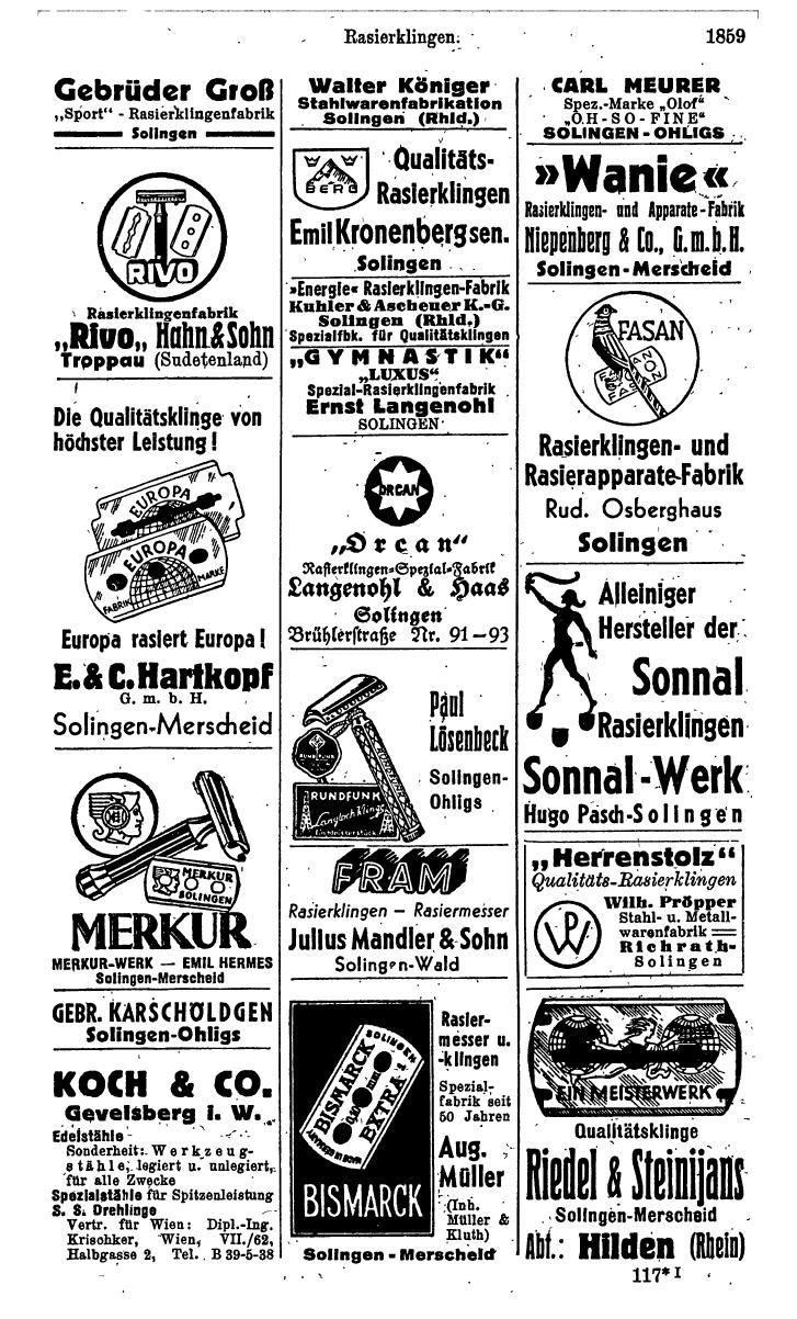 Compass. Kommerzielles Jahrbuch 1943: Ostmark. - Page 2027