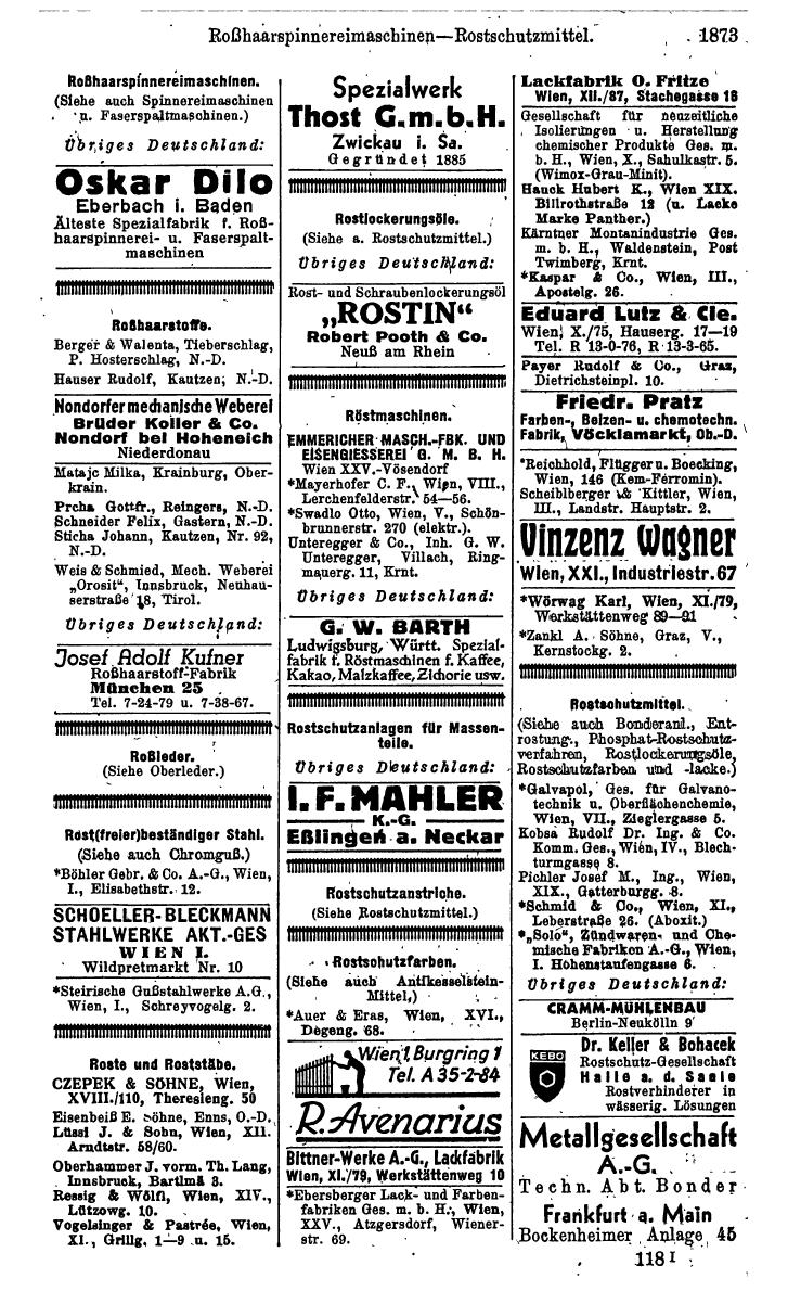 Compass. Kommerzielles Jahrbuch 1943: Ostmark. - Page 2041