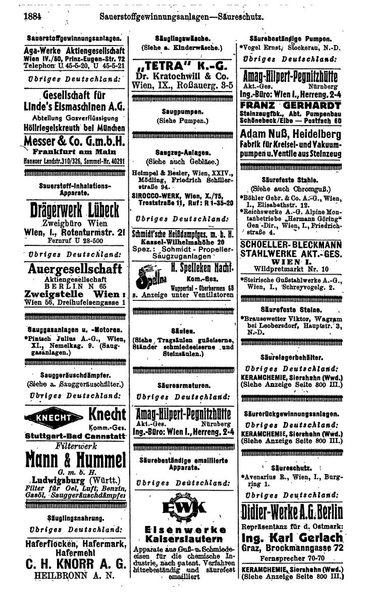 Compass. Kommerzielles Jahrbuch 1943: Ostmark. - Page 2052