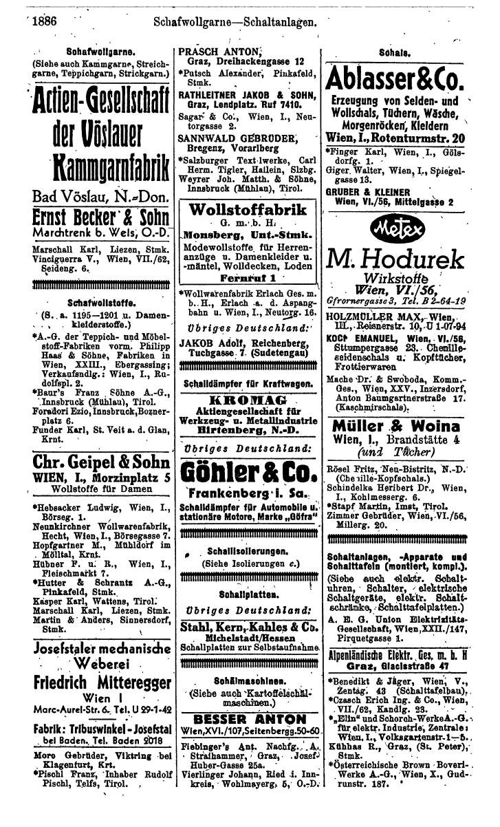 Compass. Kommerzielles Jahrbuch 1943: Ostmark. - Page 2054