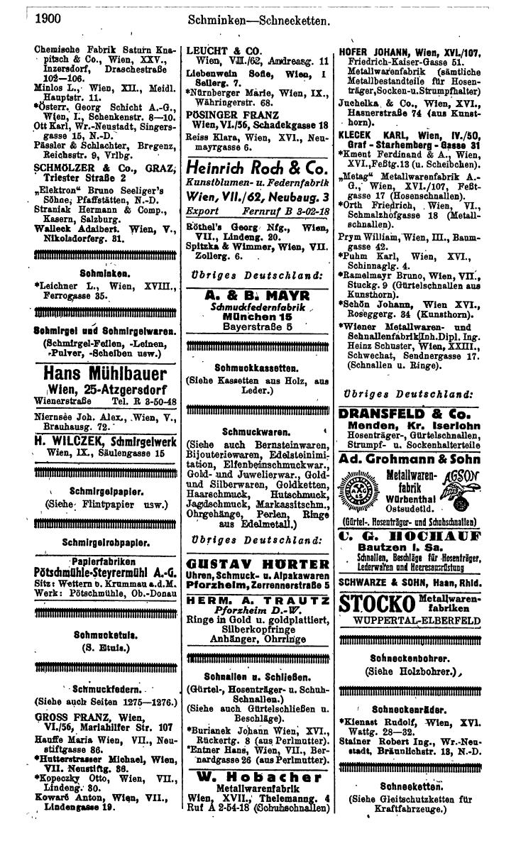 Compass. Kommerzielles Jahrbuch 1943: Ostmark. - Page 2068