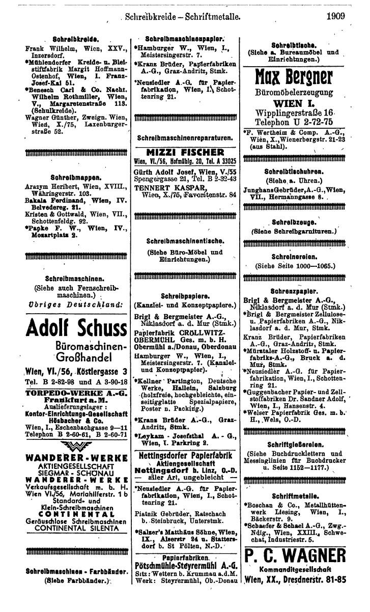 Compass. Kommerzielles Jahrbuch 1943: Ostmark. - Page 2077
