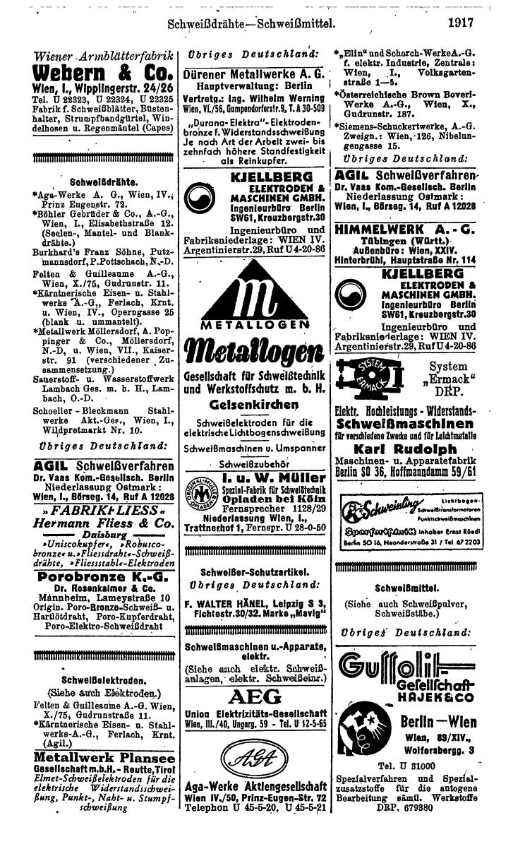 Compass. Kommerzielles Jahrbuch 1943: Ostmark. - Page 2085
