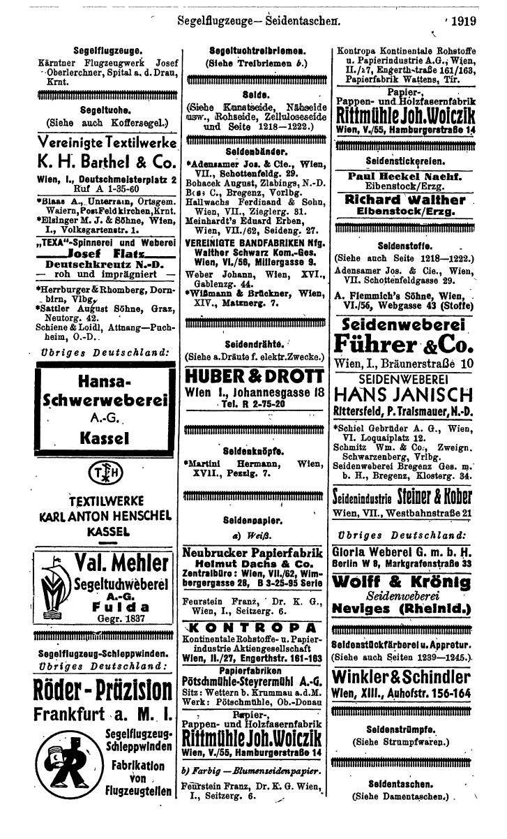 Compass. Kommerzielles Jahrbuch 1943: Ostmark. - Page 2087