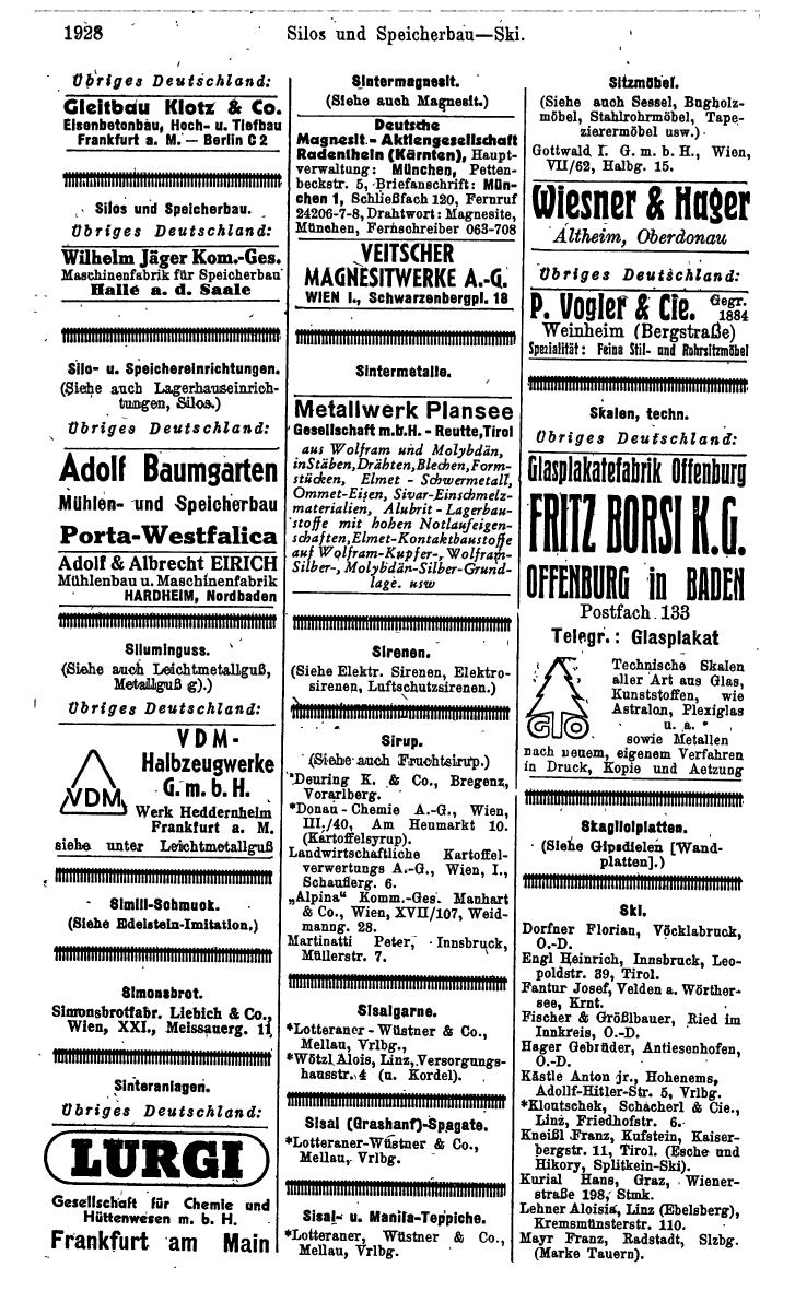 Compass. Kommerzielles Jahrbuch 1943: Ostmark. - Page 2096