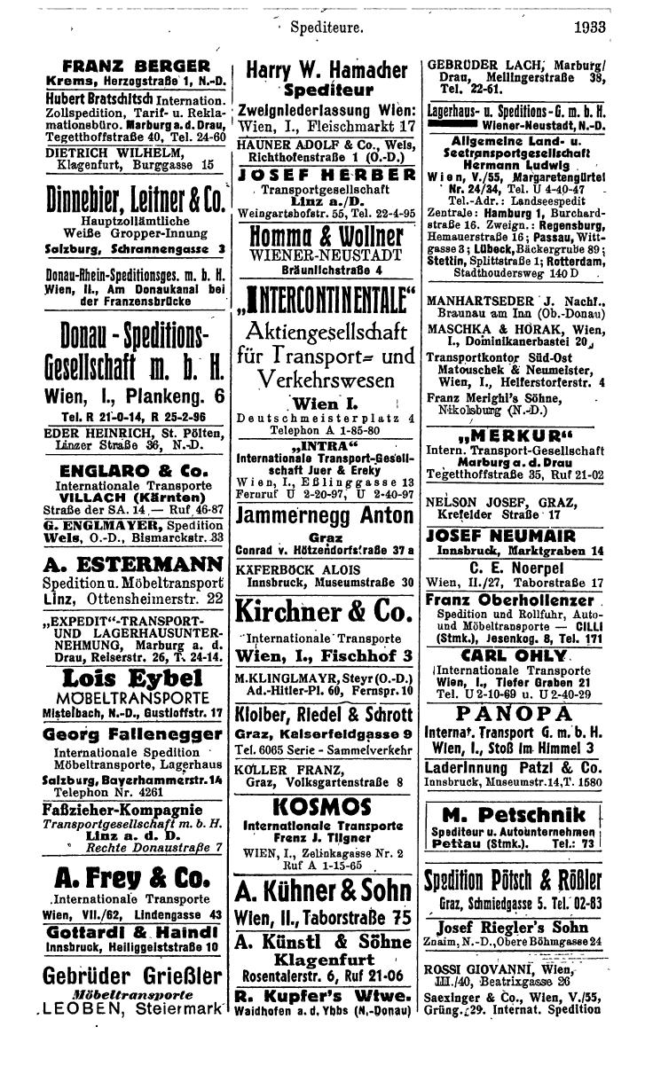 Compass. Kommerzielles Jahrbuch 1943: Ostmark. - Page 2101