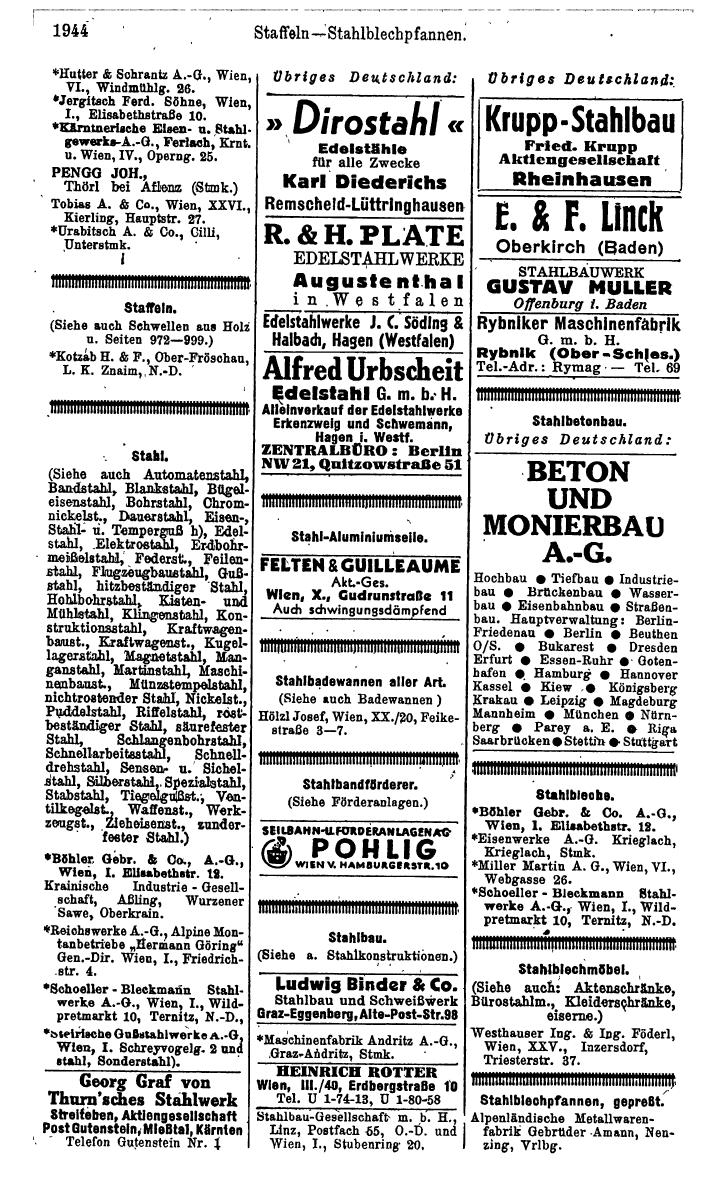 Compass. Kommerzielles Jahrbuch 1943: Ostmark. - Page 2112