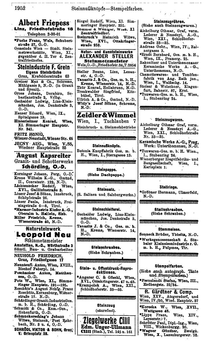 Compass. Kommerzielles Jahrbuch 1943: Ostmark. - Page 2120