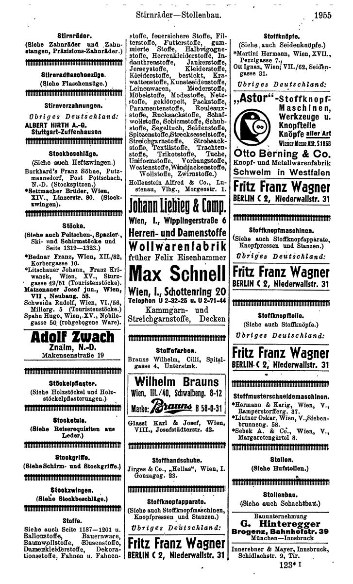 Compass. Kommerzielles Jahrbuch 1943: Ostmark. - Page 2123